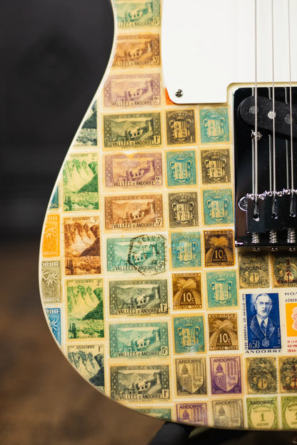 Fender Custom Shop "Imagine" World Stamp Collection Telecaster Electric Guitar - Andorra with Hardshell Case - Floor Model