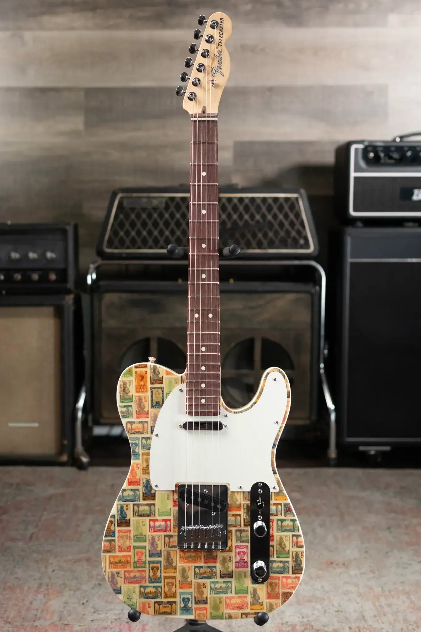 Fender Custom Shop "Imagine" World Stamp Collection Telecaster - Gabonese Republic with Hardshell Case - Floor Model