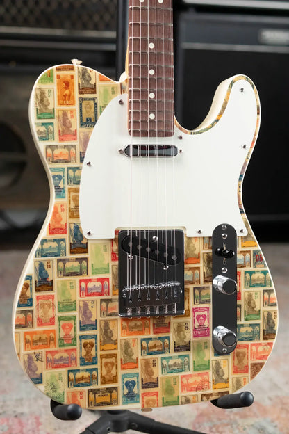Fender Custom Shop "Imagine" World Stamp Collection Telecaster - Gabonese Republic with Hardshell Case - Floor Model