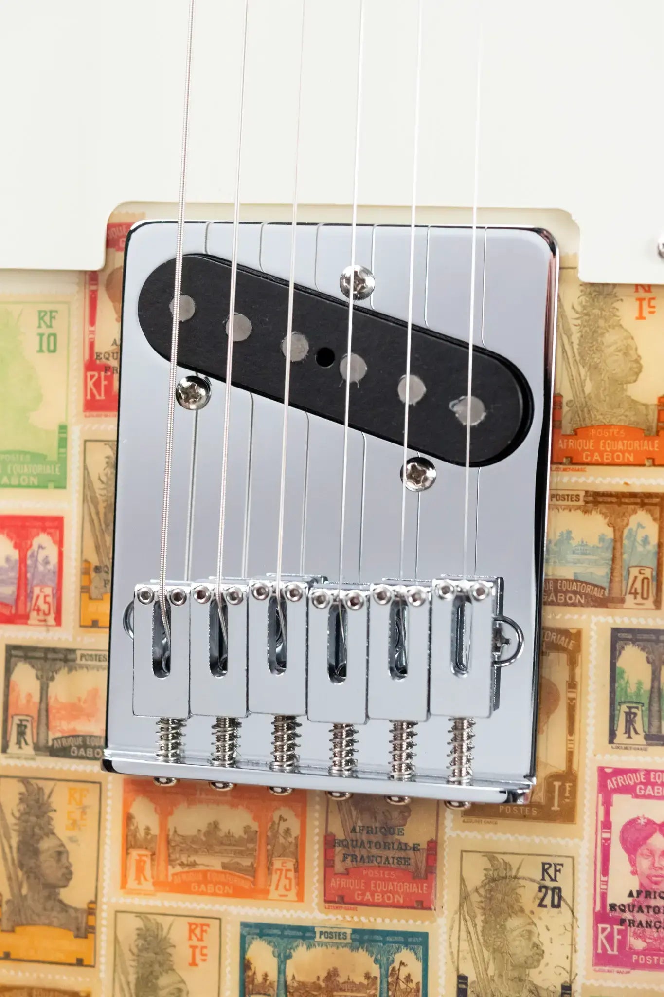 Fender Custom Shop "Imagine" World Stamp Collection Telecaster - Gabonese Republic with Hardshell Case - Floor Model