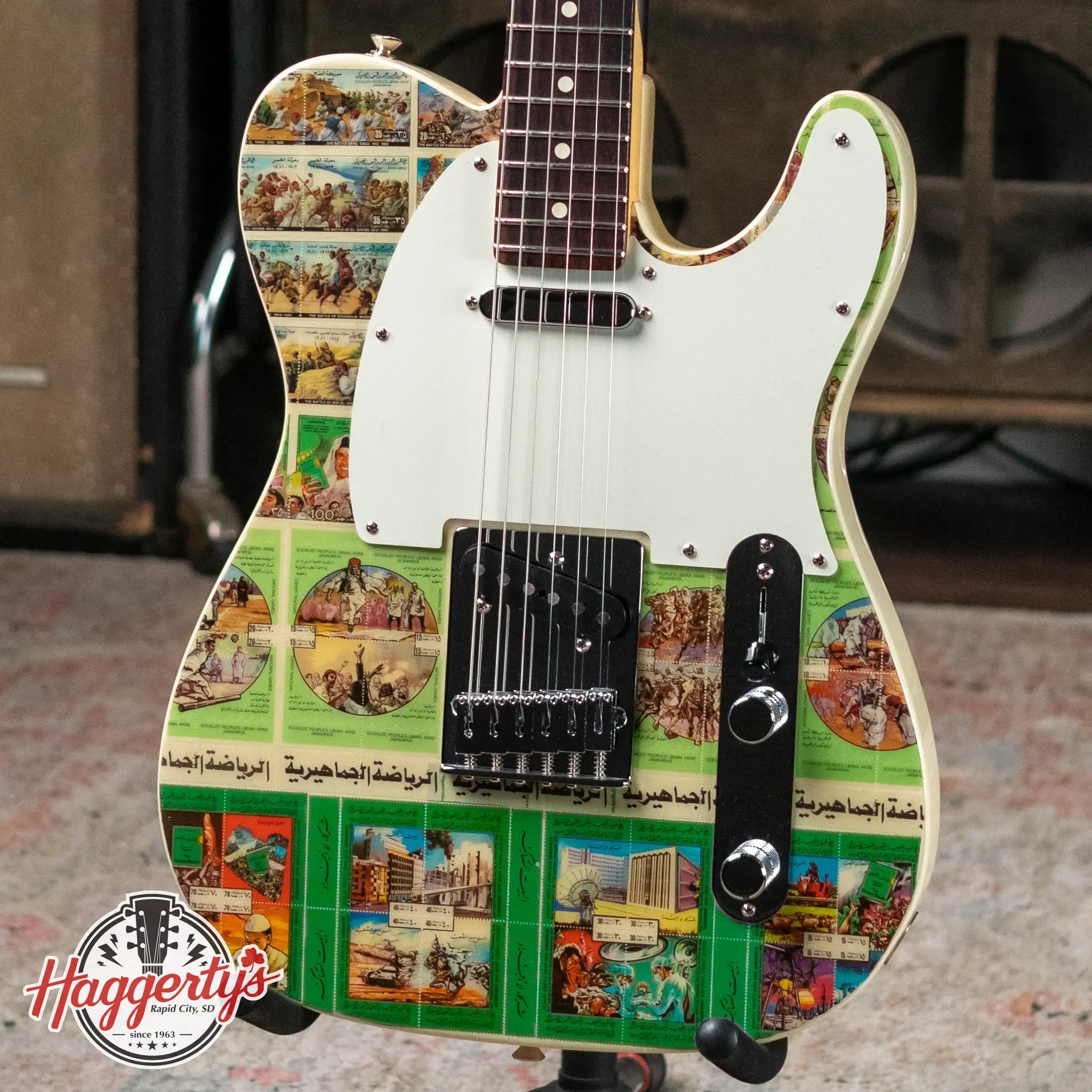 Fender Custom Shop "Imagine" World Stamp Collection Telecaster, Libya w/ Hardshell Case