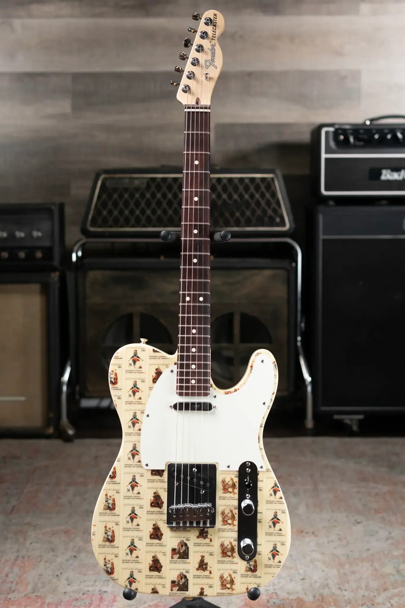 Fender Custom Shop "Imagine" World Stamp Collection Telecaster - Union of the Comoros with Hardshell Case - Floor Model