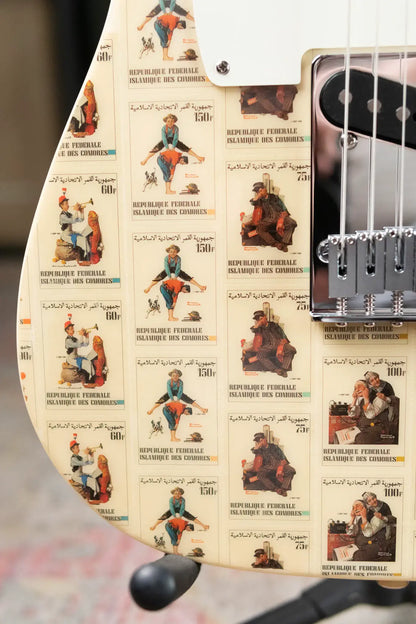 Fender Custom Shop "Imagine" World Stamp Collection Telecaster - Union of the Comoros with Hardshell Case - Floor Model