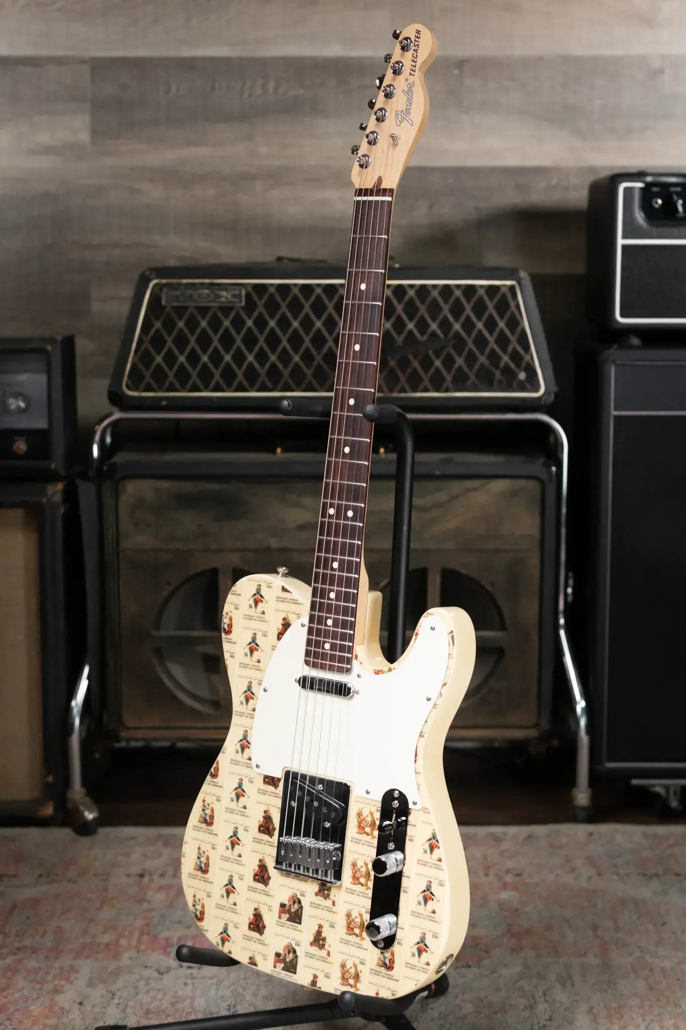 Fender Custom Shop "Imagine" World Stamp Collection Telecaster - Union of the Comoros with Hardshell Case - Floor Model