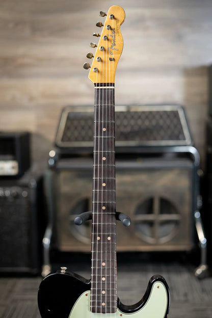 Fender Custom Shop LR25 1963 Telecaster Electric Guitar - Relic Black with Hardshell Case