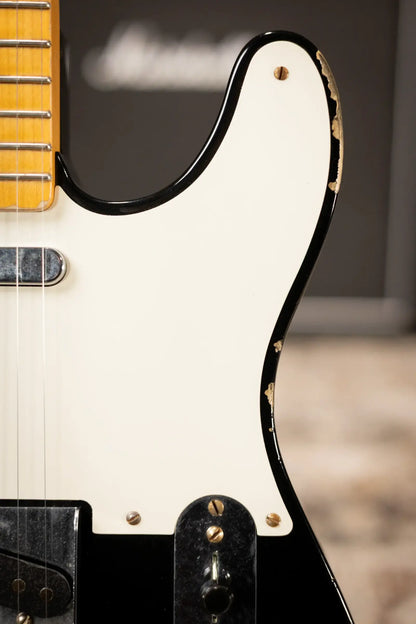 Fender Custom Shop 2021 Winter Event LTD '51 Telecaster Relic Electric Guitar - Aged Black with Hardshell Case - Used