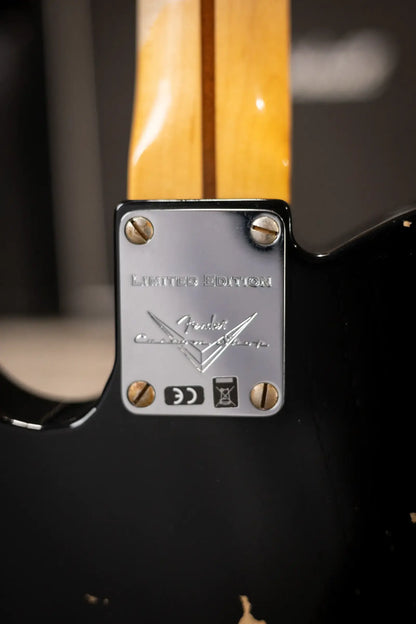 Fender Custom Shop 2021 Winter Event LTD '51 Telecaster Relic Electric Guitar - Aged Black with Hardshell Case - Used