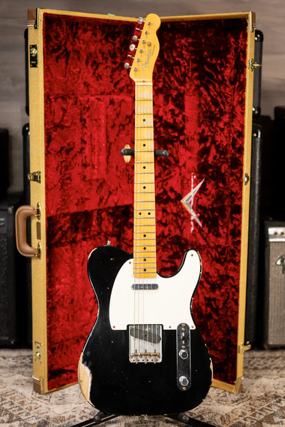 Fender Custom Shop 2021 Winter Event LTD '51 Telecaster Relic Electric Guitar - Aged Black with Hardshell Case - Used