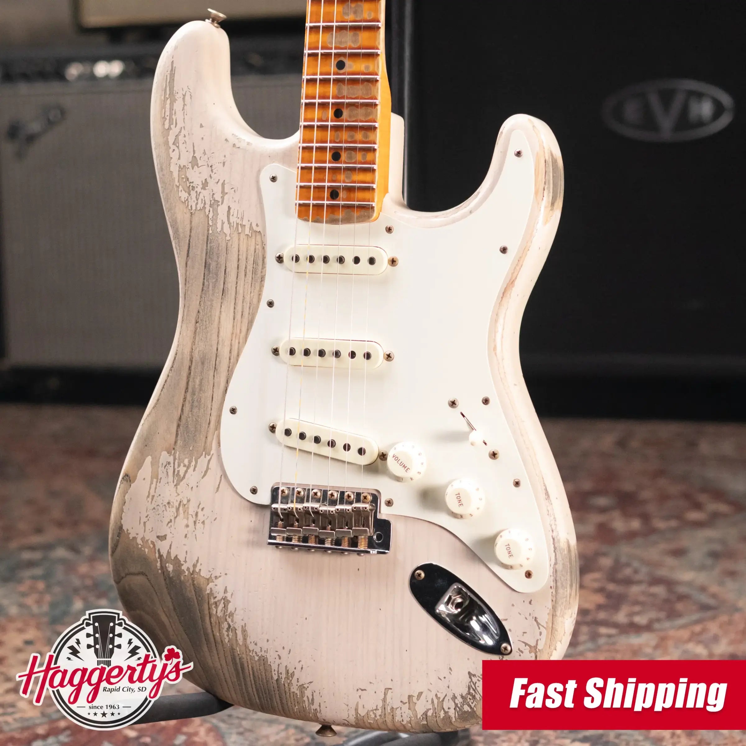 Fender Custom Shop LTD Red Hot Stratocaster - Heavy Relic Dirty White Blonde with Hardshell Case - Used