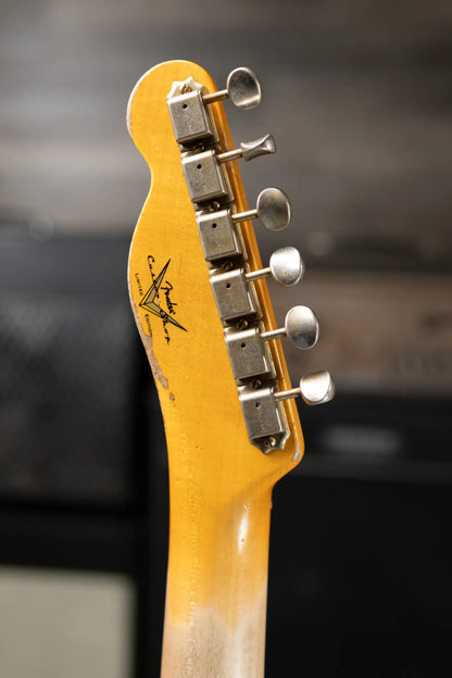 Fender Custom Shop Limited Edition 1950 Double Esquire Electric Guitar - Wide Fade 2-Color Sunburst with Hardshell Case - Used