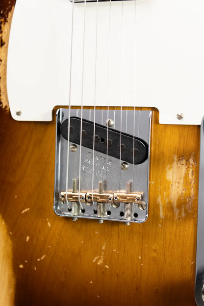 Fender Custom Shop Limited Edition 1950 Double Esquire Electric Guitar - Wide Fade 2-Color Sunburst with Hardshell Case - Used