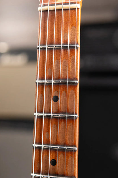 Fender Custom Shop Limited Edition Roasted Reverse '50s Telecaster Heavy Relic Electric Guitar - Ebony Transparent with Hardshell Case