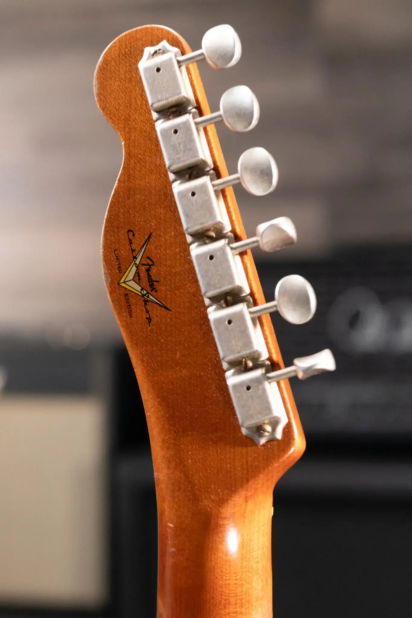 Fender Custom Shop Limited Edition Roasted Reverse '50s Telecaster Heavy Relic Electric Guitar - Ebony Transparent with Hardshell Case