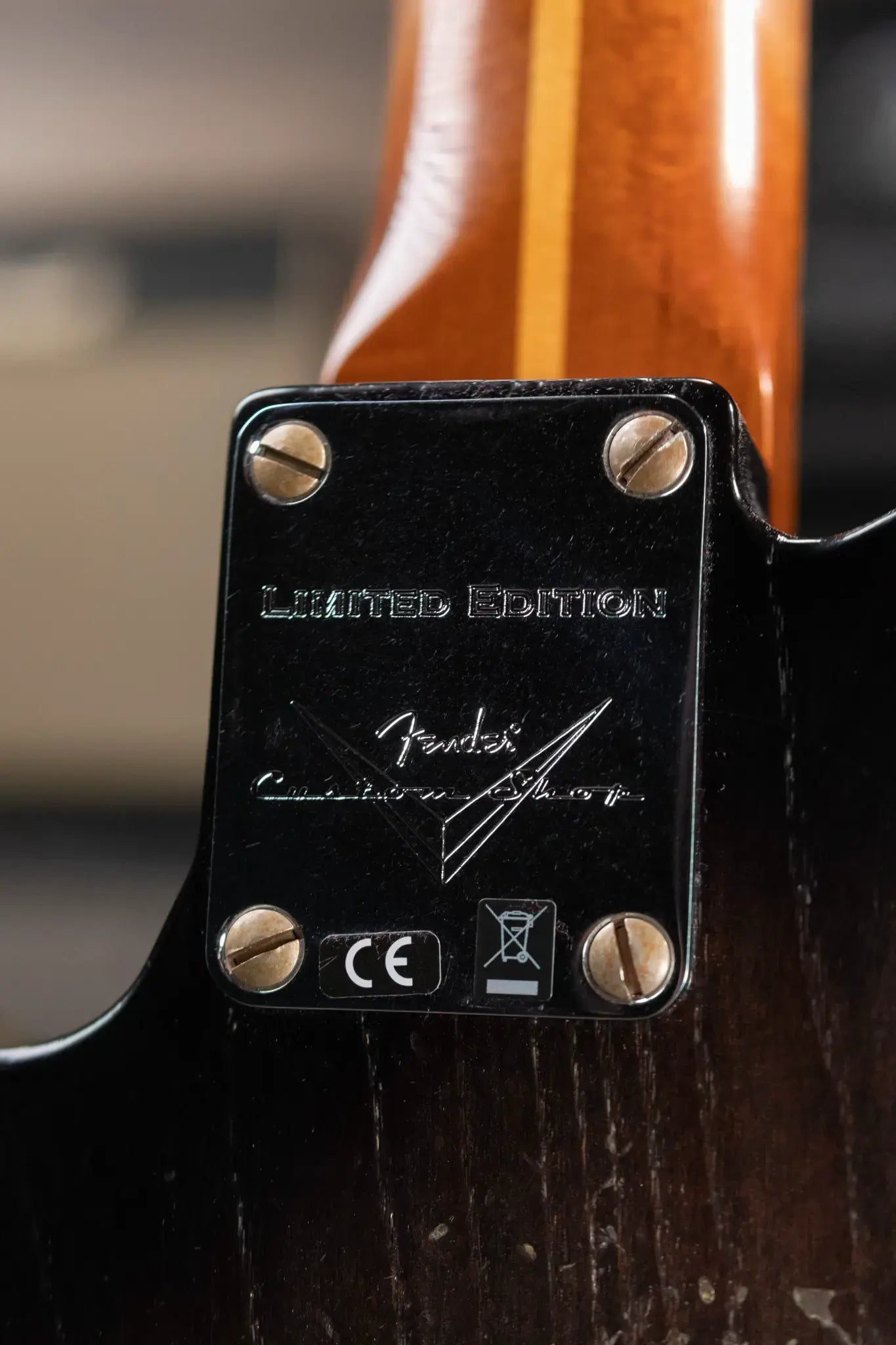 Fender Custom Shop Limited Edition Roasted Reverse '50s Telecaster Heavy Relic Electric Guitar - Ebony Transparent with Hardshell Case