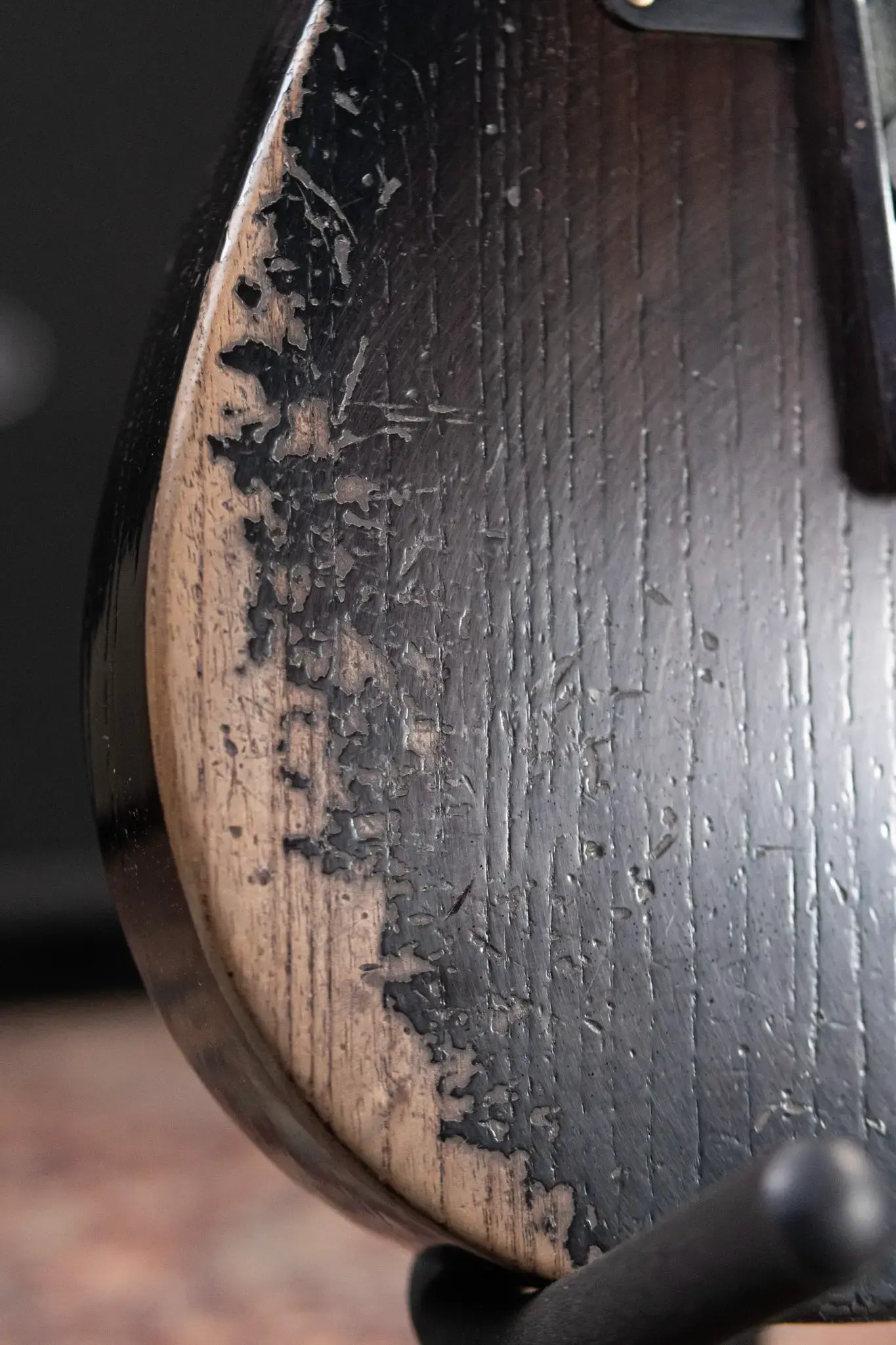 Fender Custom Shop Limited Edition Roasted Reverse '50s Telecaster Heavy Relic Electric Guitar - Ebony Transparent with Hardshell Case