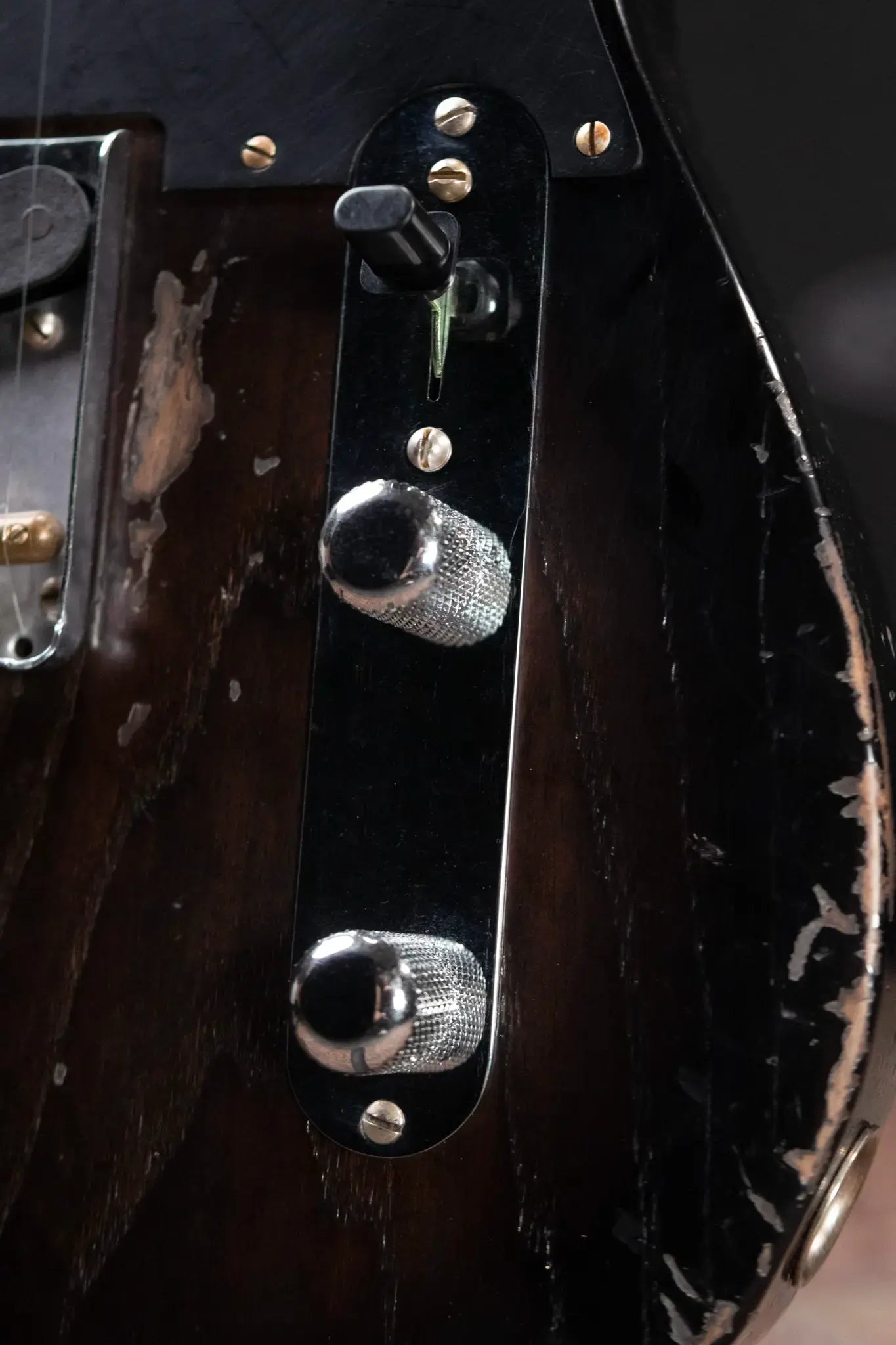 Fender Custom Shop Limited Edition Roasted Reverse '50s Telecaster Heavy Relic Electric Guitar - Ebony Transparent with Hardshell Case