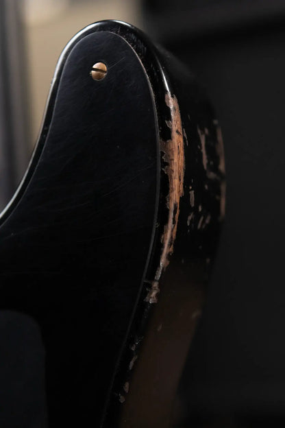 Fender Custom Shop Limited Edition Roasted Reverse '50s Telecaster Heavy Relic Electric Guitar - Ebony Transparent with Hardshell Case