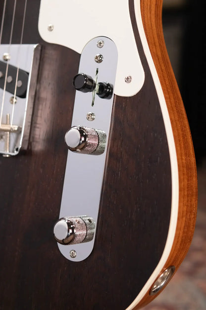 Fender Custom Shop Master Built 58 Telecaster Electric Guitar - Natural Brazilian Rosewood Top with Hardshell Case