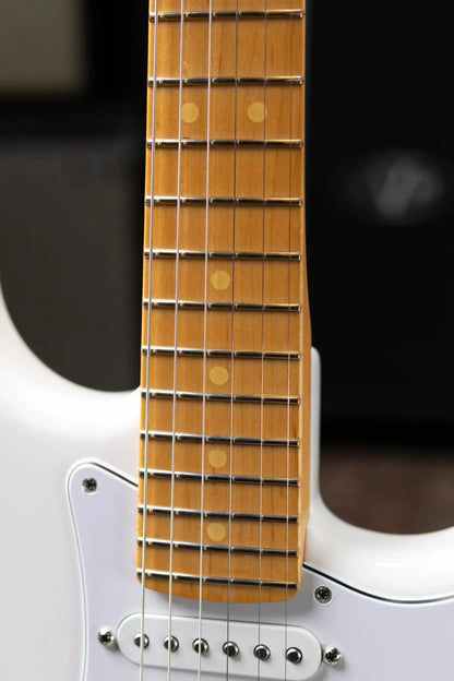 Fender Dealer Exclusive Player II Stratocaster Electric Guitar - Polar White with Matching Headstock