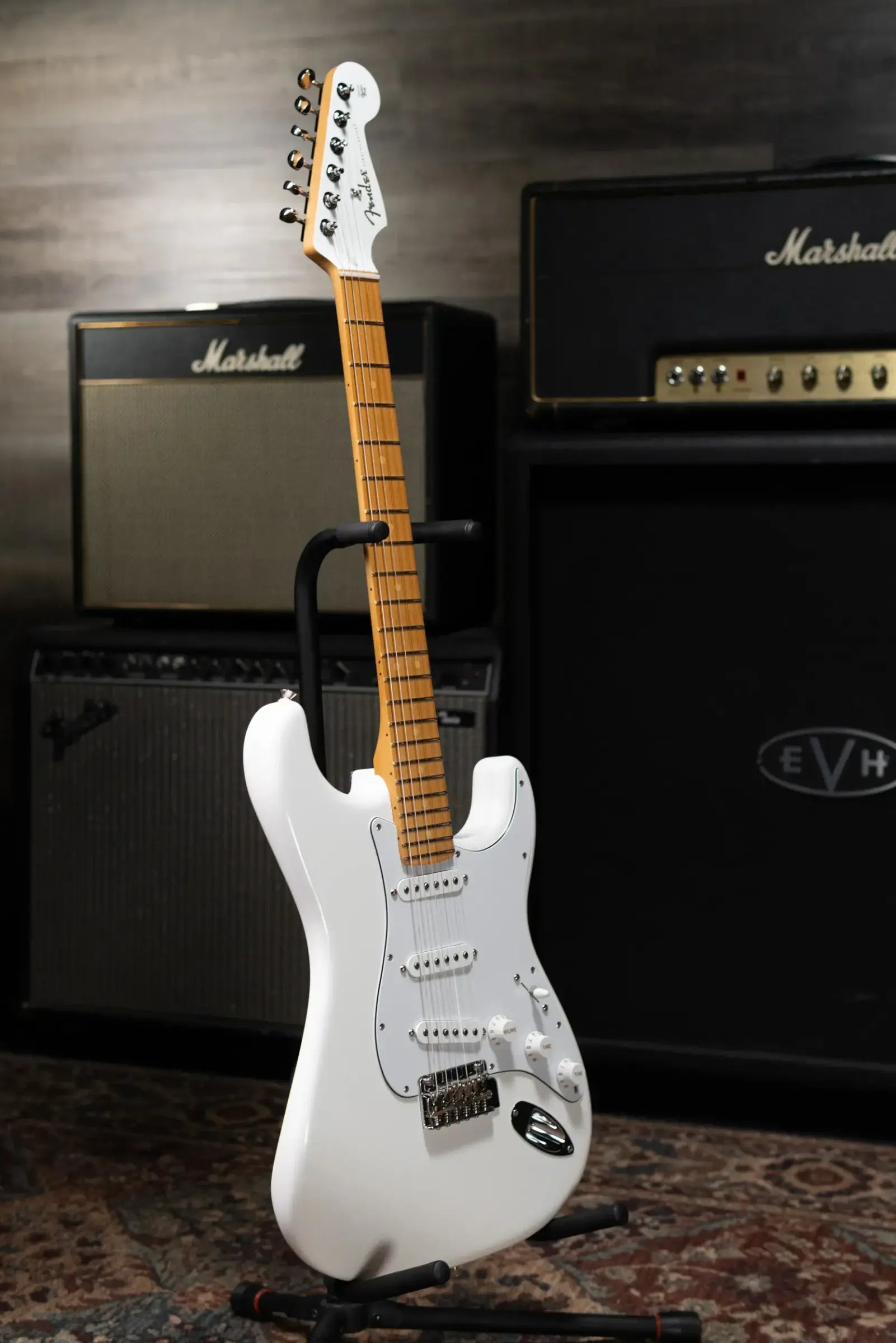 Fender Dealer Exclusive Player II Stratocaster Electric Guitar - Polar White with Matching Headstock