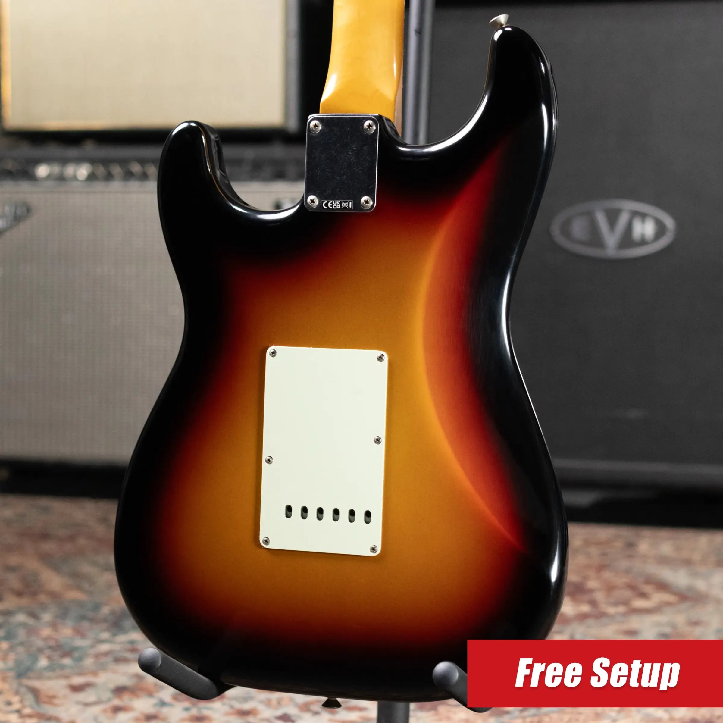 Fender Dealer Exclusive Vintera Road Worn '60s Stratocaster, Rosewood Fingerboard Electric Guitar - 3-Color Sunburst with Hardshell Case