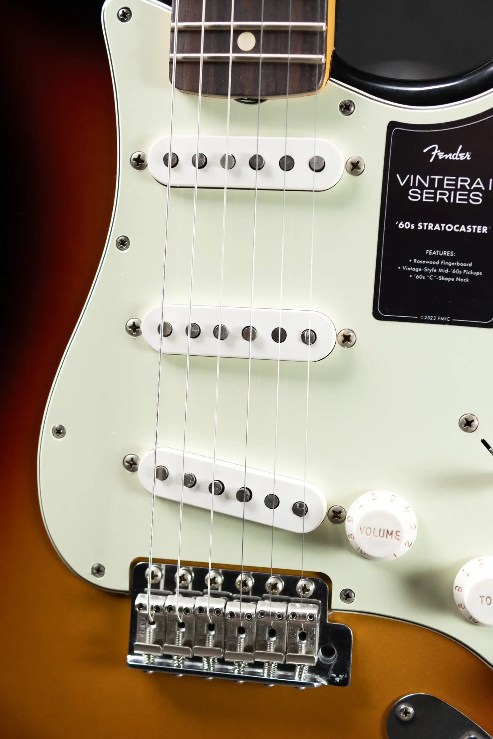 Fender Dealer Exclusive Vintera Road Worn '60s Stratocaster, Rosewood Fingerboard Electric Guitar - 3-Color Sunburst with Hardshell Case