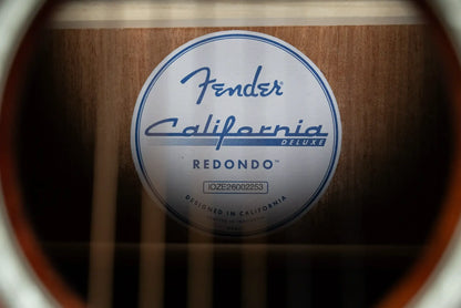 Fender Deluxe Redondo Mahogany Acoustic Guitar - Natural