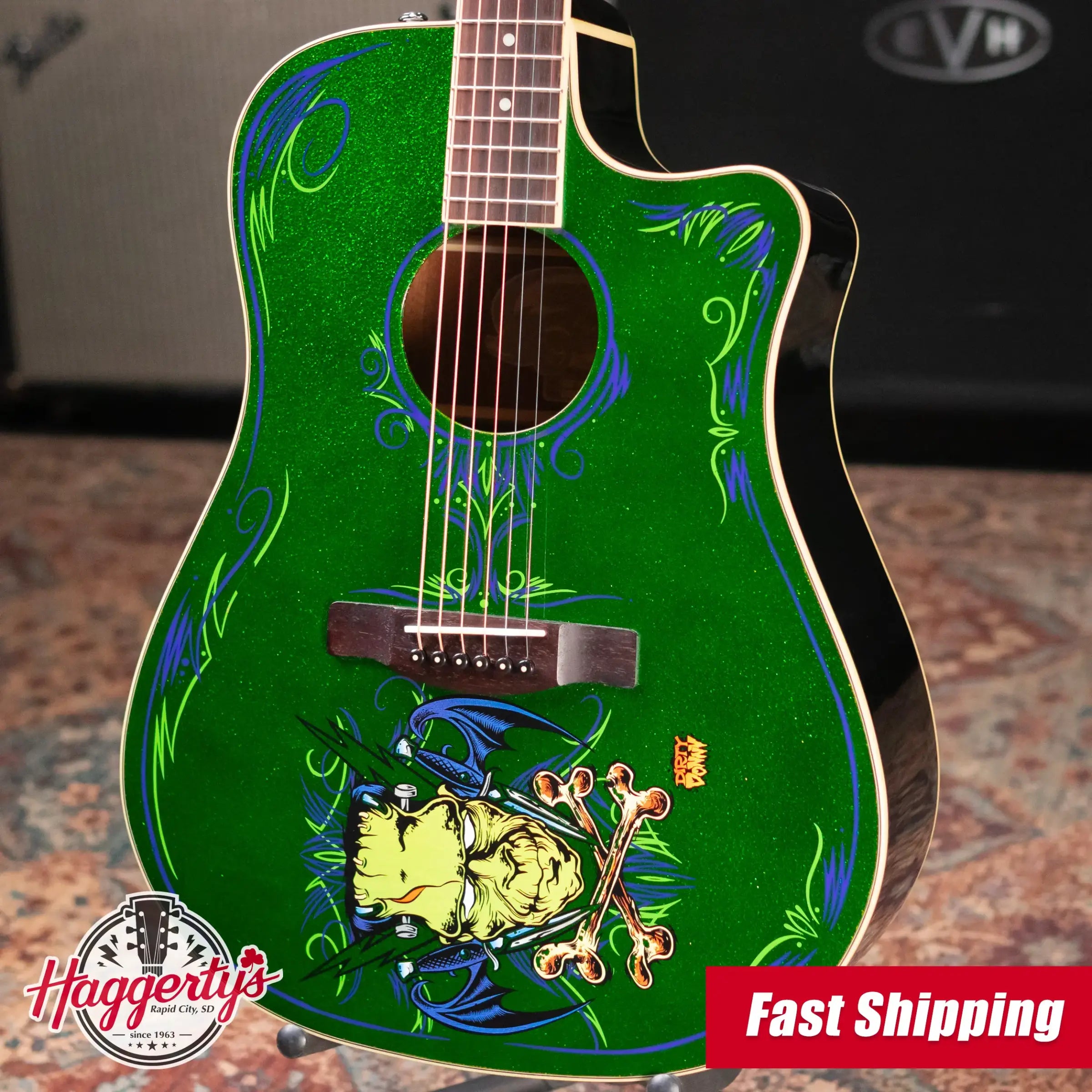 Fender Dirty Donny Franken-Bucket Acoustic/Electric Guitar with Hardshell Case - Used