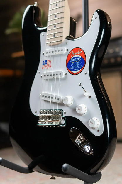 Fender Eric Clapton Stratocaster - Maple Fingerboard - Black with Vintage-Style Tweed Case