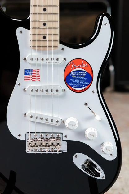 Fender Eric Clapton Stratocaster - Maple Fingerboard - Black with Vintage-Style Tweed Case