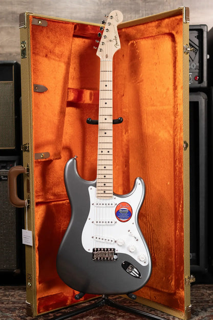 Fender Eric Clapton Stratocaster, Maple Fingerboard - Pewter with Vintage-Style Tweed Hardshell Case