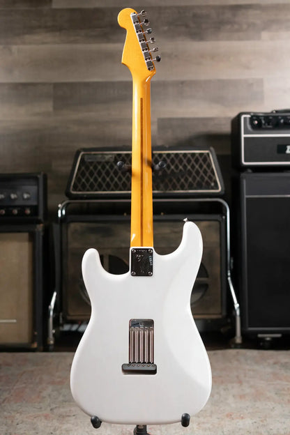 Fender Eric Johnson Stratocaster, Maple Fingerboard - White Blonde with Deluxe Blonde Hardshell Case - Used