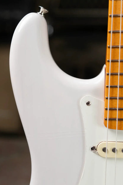 Fender Eric Johnson Stratocaster, Maple Fingerboard - White Blonde with Deluxe Blonde Hardshell Case - Used