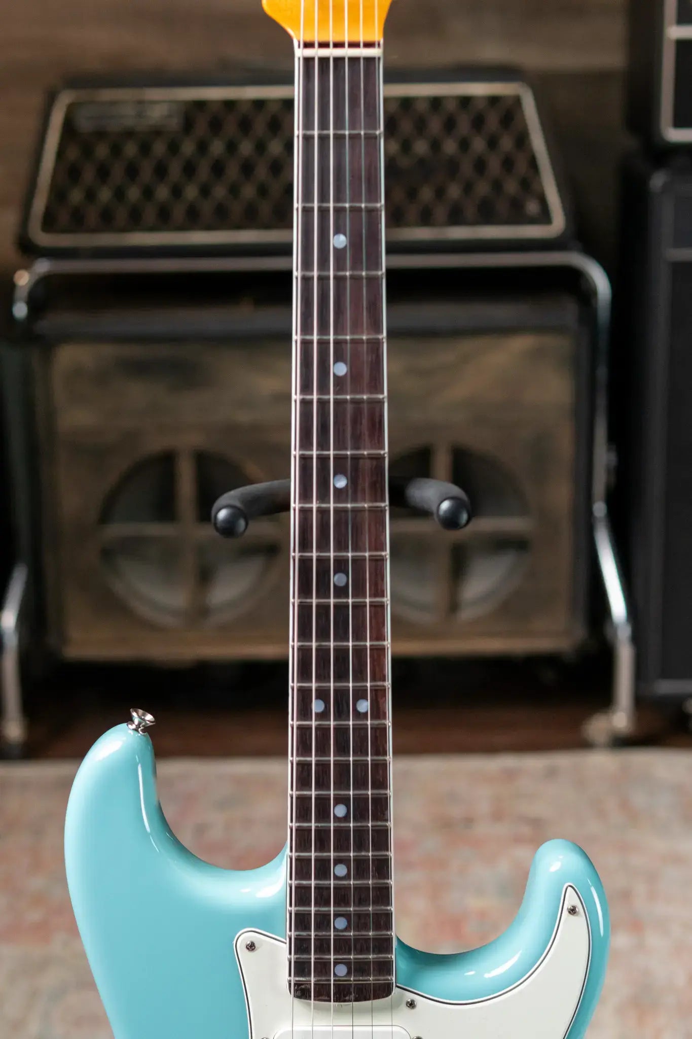 Fender Eric Johnson Stratocaster, Rosewood Fingerboard - Tropical Turquoise with Hardshell Case