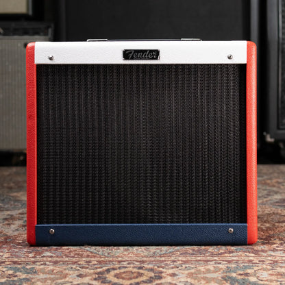 Fender FSR Blues Junior IV Guitar Amplifier - Color Trio - Red, White and Blue Vinyl