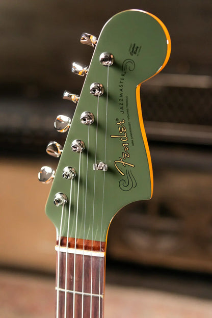 Fender FSR Limited Edition Vintera II '50s Jazzmaster Rosewood Fingerboard Electric Guitar - Olive with Gig Bag