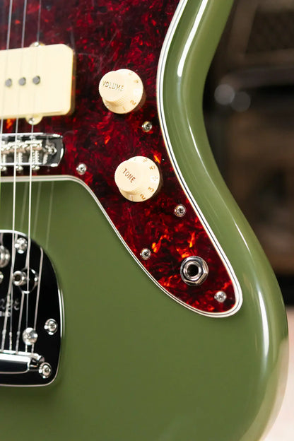 Fender FSR Limited Edition Vintera II '50s Jazzmaster Rosewood Fingerboard Electric Guitar - Olive with Gig Bag