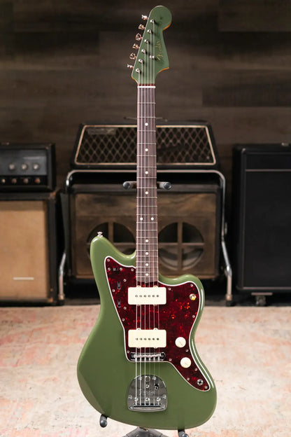 Fender FSR Limited Edition Vintera II '50s Jazzmaster Rosewood Fingerboard Electric Guitar - Olive with Gig Bag