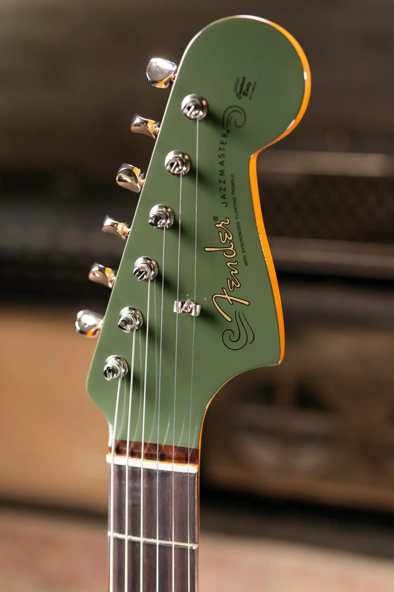 Fender FSR Limited Edition Vintera II '50s Jazzmaster Rosewood Fingerboard Electric Guitar - Olive with Gig Bag