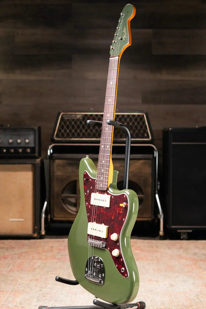 Fender FSR Limited Edition Vintera II '50s Jazzmaster Rosewood Fingerboard Electric Guitar - Olive with Gig Bag
