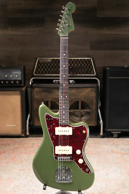 Fender FSR Limited Edition Vintera II '50s Jazzmaster Rosewood Fingerboard Electric Guitar - Olive with Gig Bag