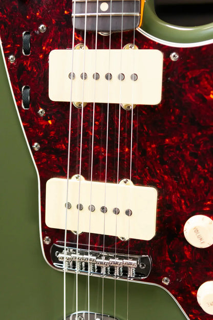 Fender FSR Limited Edition Vintera II '50s Jazzmaster Rosewood Fingerboard Electric Guitar - Olive with Gig Bag