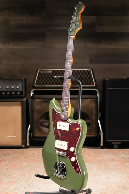 Fender FSR Limited Edition Vintera II '50s Jazzmaster Rosewood Fingerboard Electric Guitar - Olive with Gig Bag
