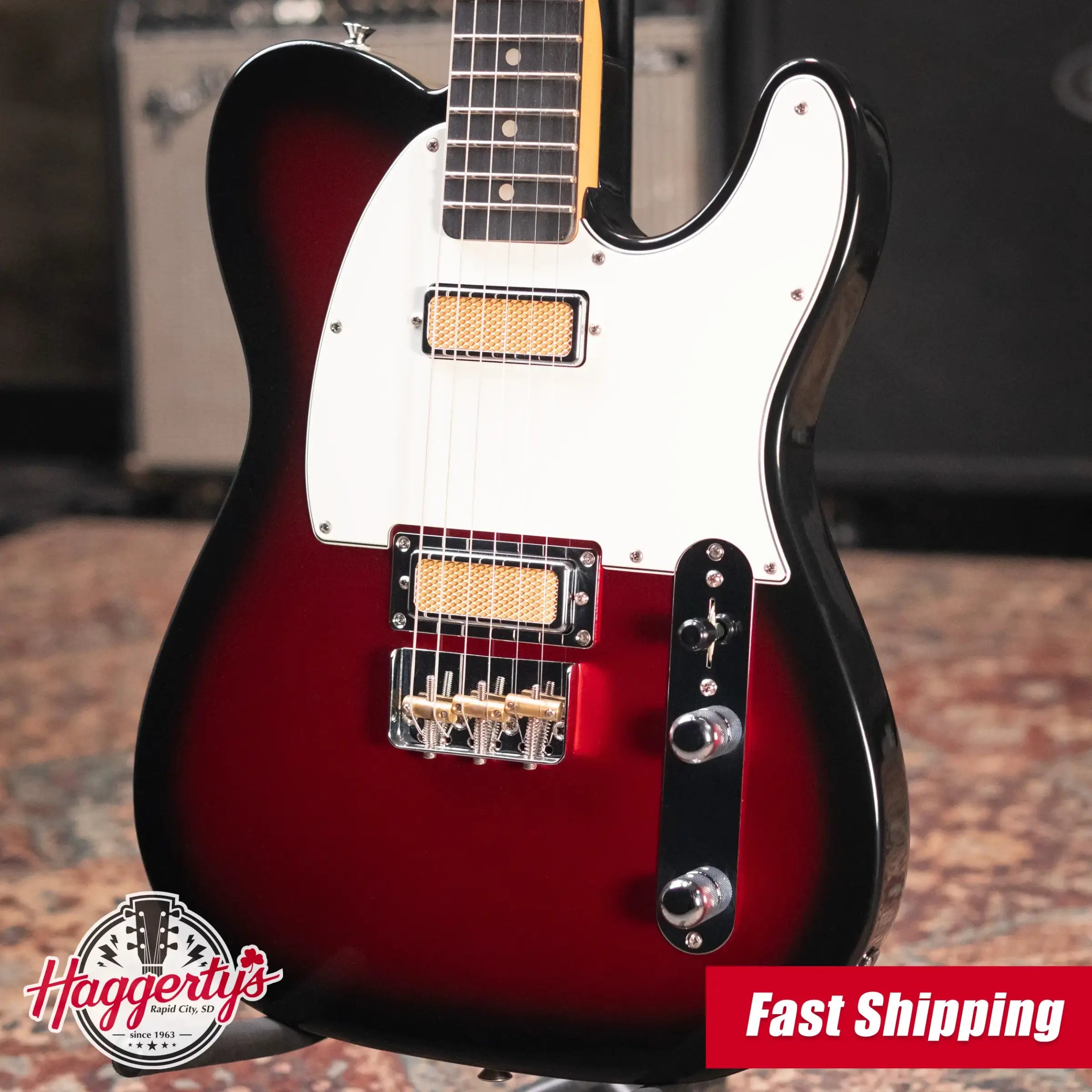 Fender Gold Foil Telecaster Electric Guitar, Ebony Fingerboard - Candy Apple Burst - Used