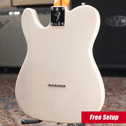 Fender Gold Foil Telecaster Electric Guitar - White Blonde with Gig Bag - Used