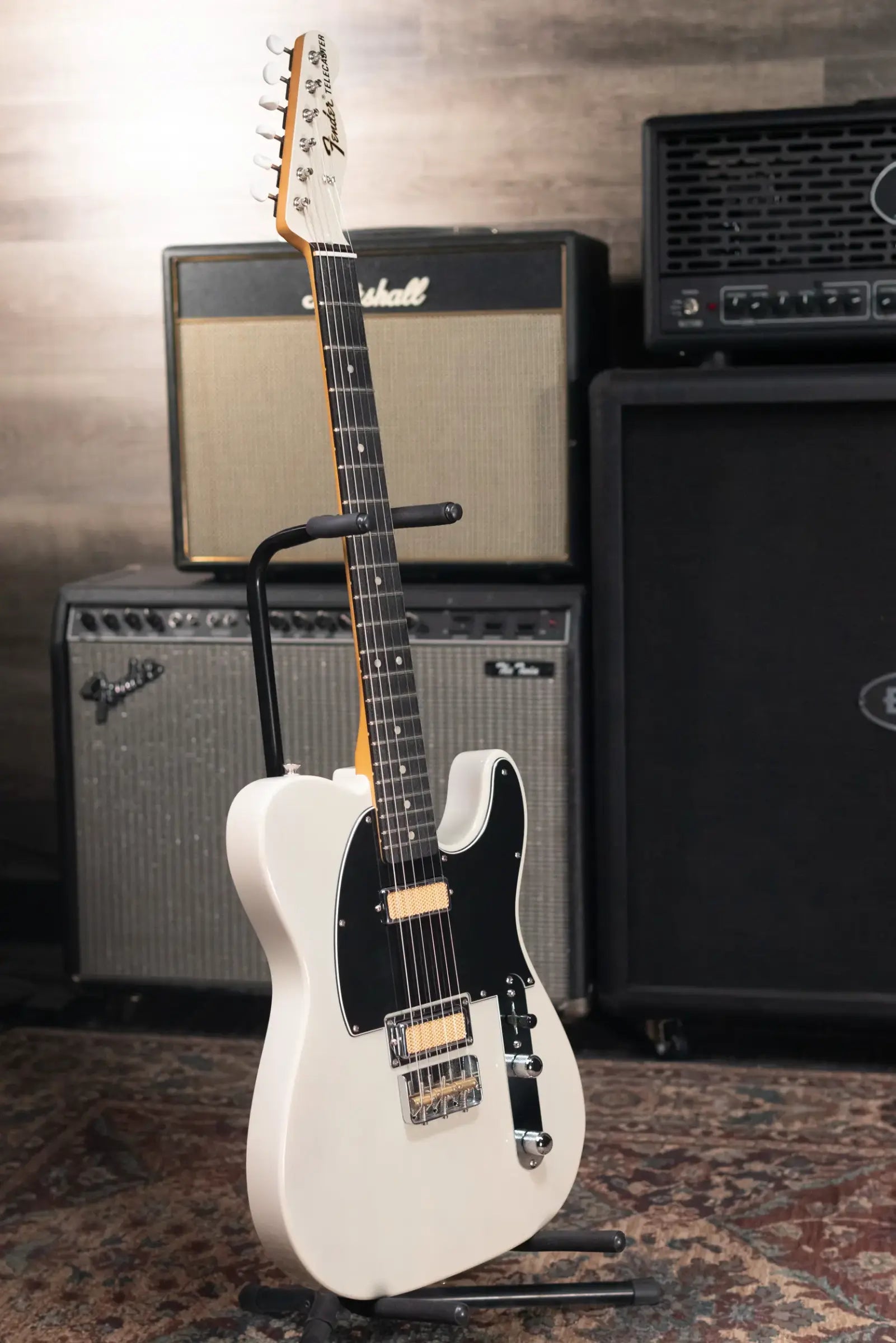 Fender Gold Foil Telecaster Electric Guitar - White Blonde with Gig Bag - Used