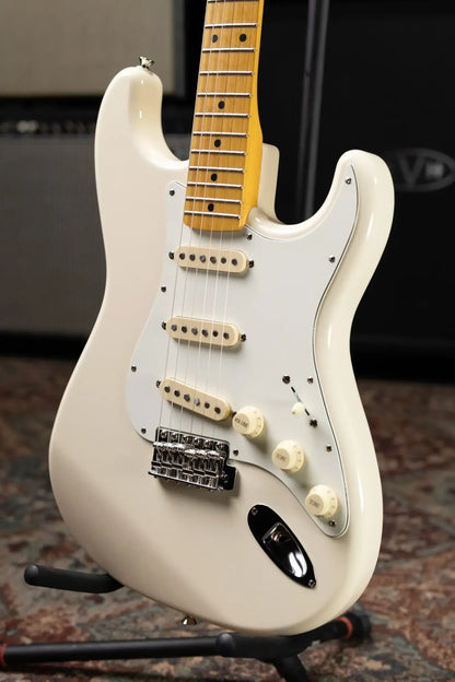 Fender JV Modified 60's Stratocaster Electric Guitar - Olympic White with Gig Bag - Used