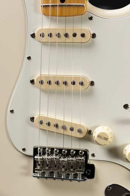 Fender JV Modified 60's Stratocaster Electric Guitar - Olympic White with Gig Bag - Used