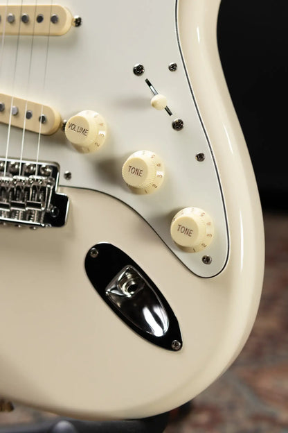 Fender JV Modified 60's Stratocaster Electric Guitar - Olympic White with Gig Bag - Used