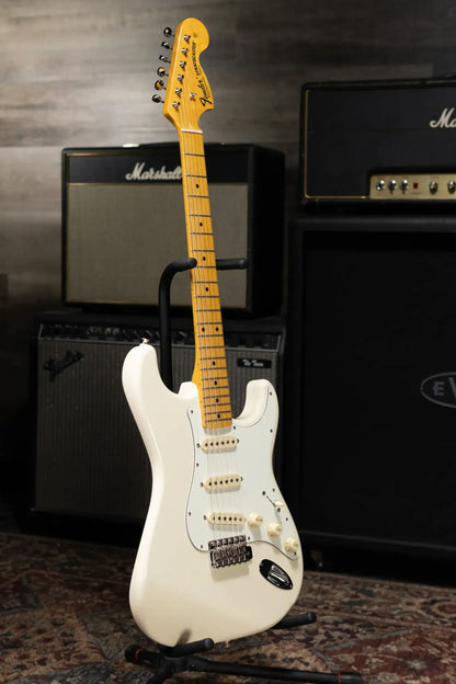 Fender JV Modified 60's Stratocaster Electric Guitar - Olympic White with Gig Bag - Used